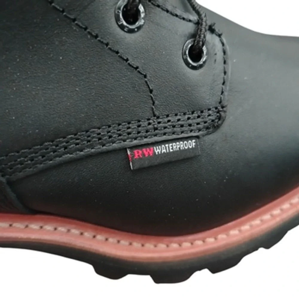 Red Wing 4416 Boots Mens Size 8.5 D Black Waterproof Insulated Vibram‎ Sole Work